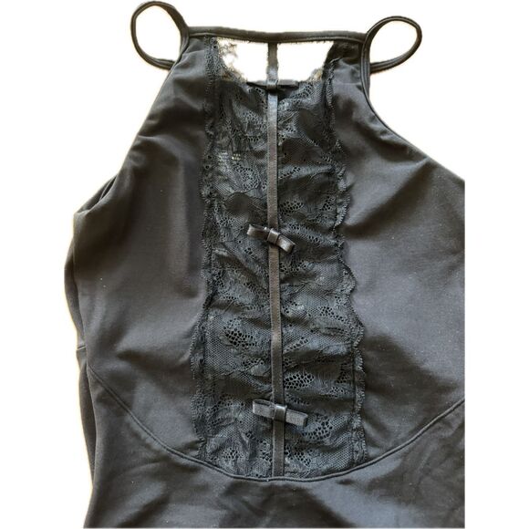 Mirella Black Lace Ballet Leotard Women’s Size S - Picture 2 of 7